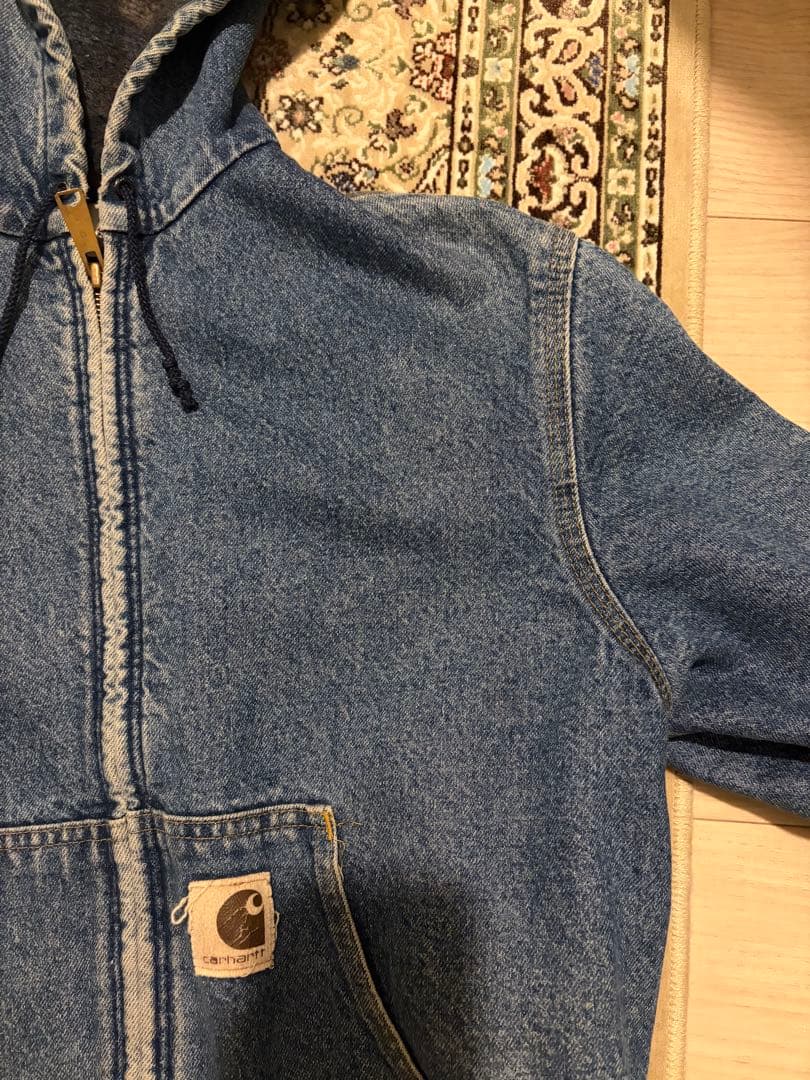 90s Carhartt USA製　カーハート　デニム　アクティブジャケット