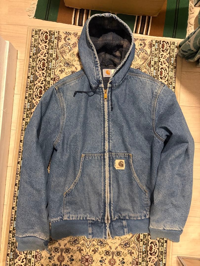 90s Carhartt USA製　カーハート　デニム　アクティブジャケット