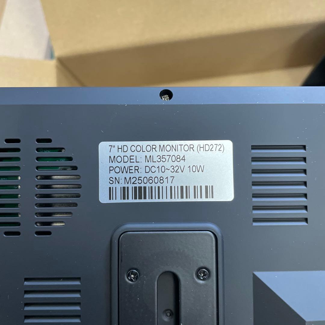 【新車取外し品】　三菱ふそう純正バックカメラ　7インチバックモニター