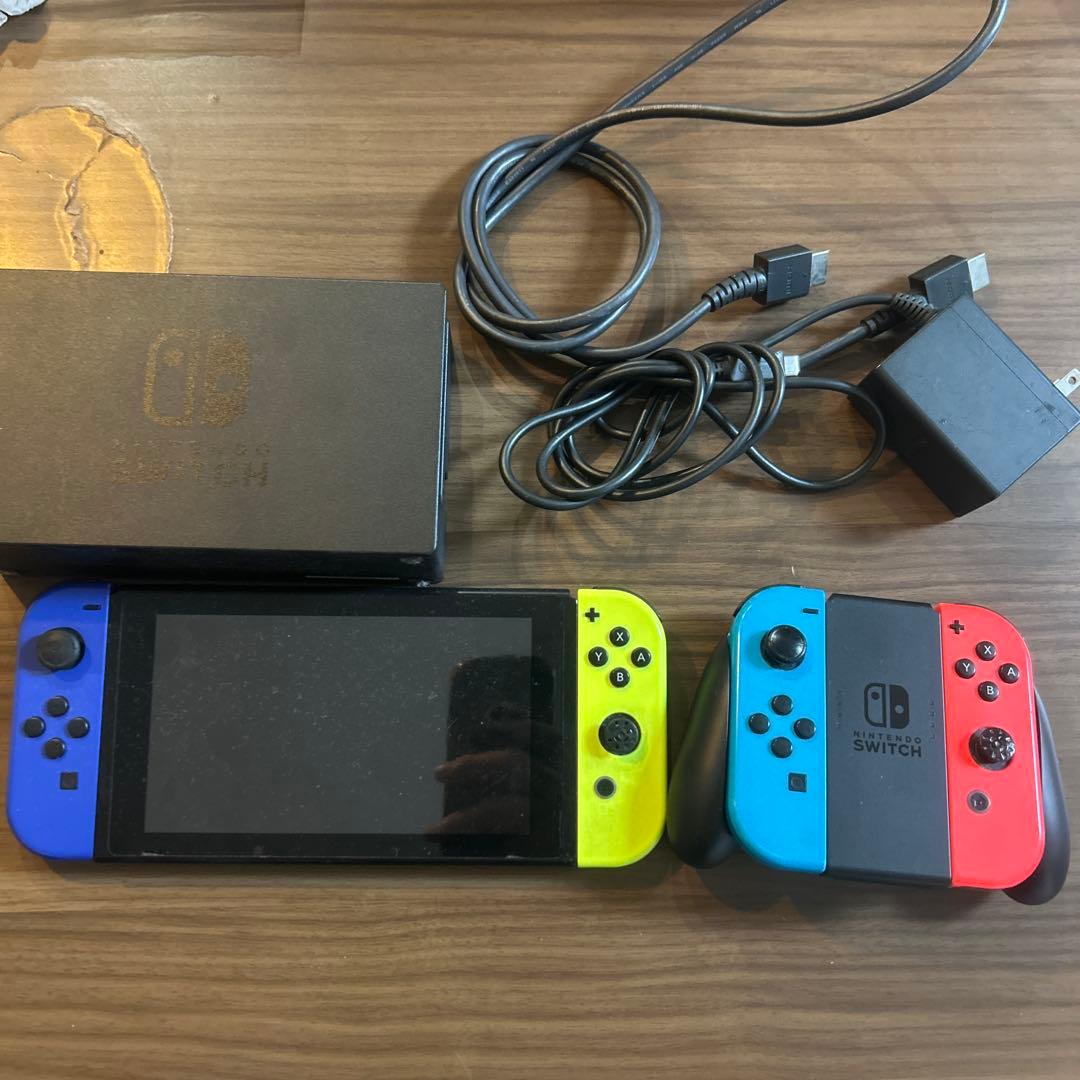 Nintendo Switch 本体 青・黄 Joy-Con