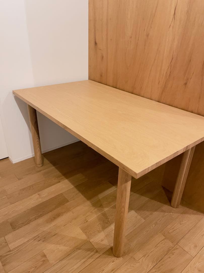 ※直接引き渡しor着払い MUJI 無印良品 木製テーブル 140×80
