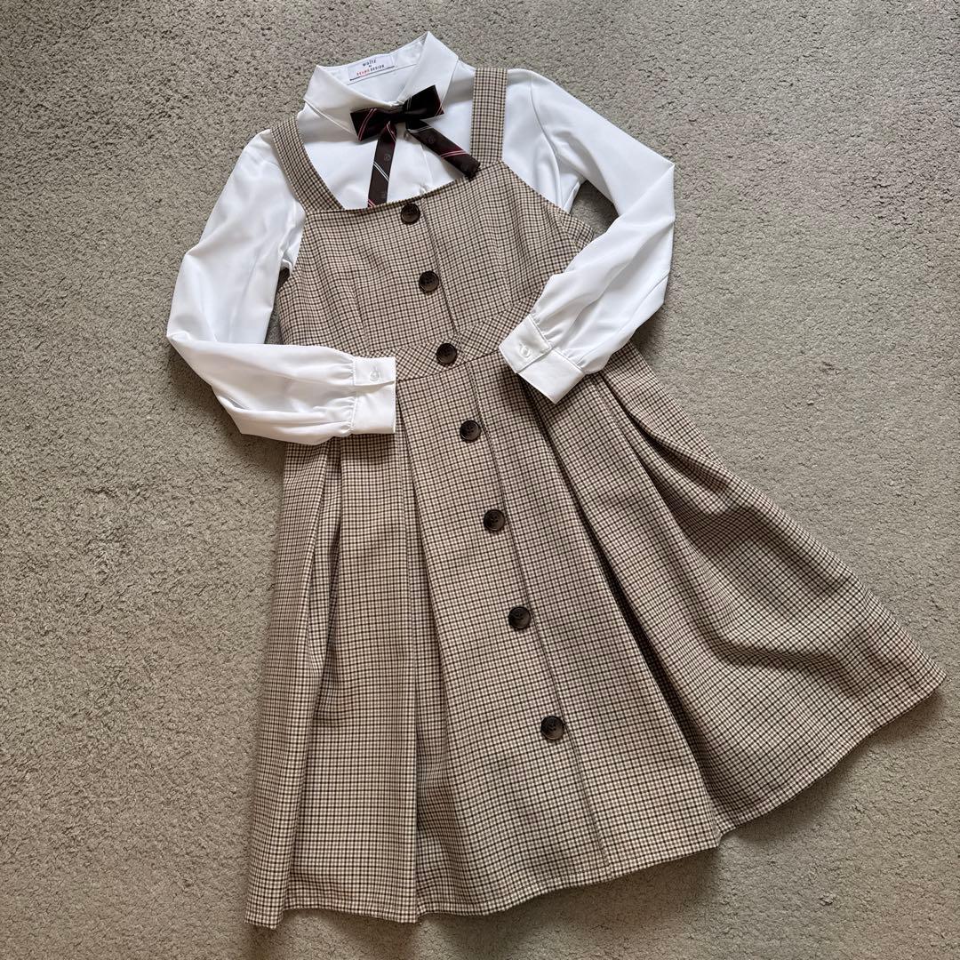 【BEAMS】ブラウン フォーマルスーツ 150㎝