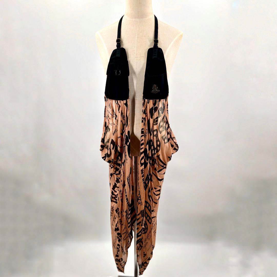 【新品タグ無し】 シェアースピリット sharesprit ブローチ付き切替ジレ