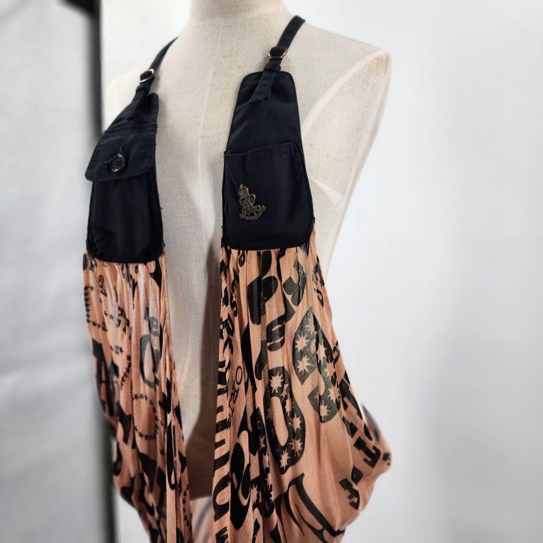 【新品タグ無し】 シェアースピリット sharesprit ブローチ付き切替ジレ