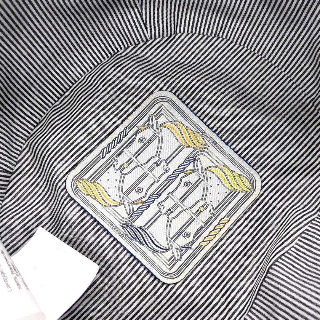 HERMES エルメス サイズ58 バケットハット ネイビー コットン　ポリ