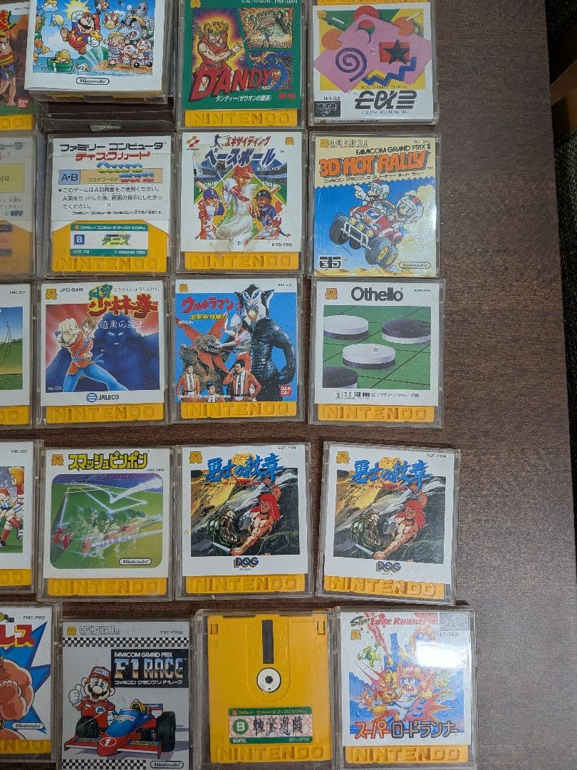 ファミコン ディスクシステムソフト　ディスクカード　まとめ売り　35本