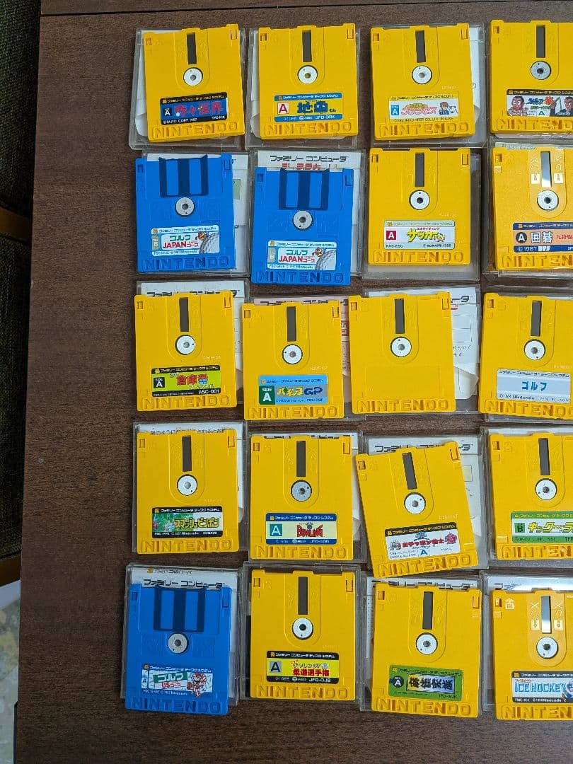 ファミコン ディスクシステムソフト　ディスクカード　まとめ売り　35本
