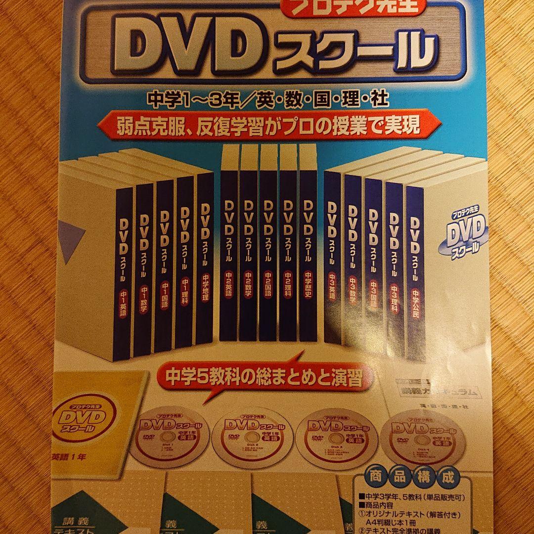 プロテク先生 DVDスクール 数学   小6～中3