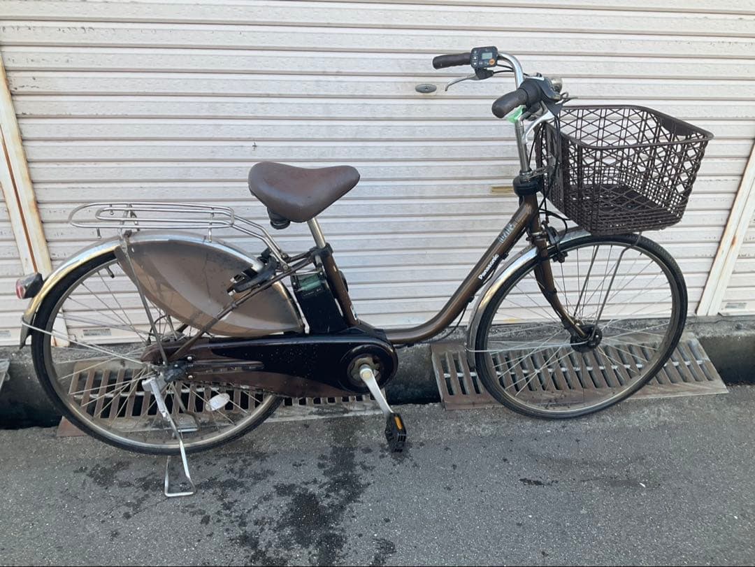 パナソニック最新機種電動アシスト自転車viviDX26インチブラウンボディー