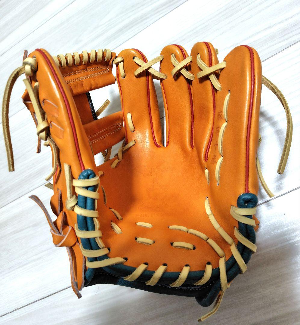 【美品】艶　RallyCap　ラリーキャップ　軟式用グローブ　内野手