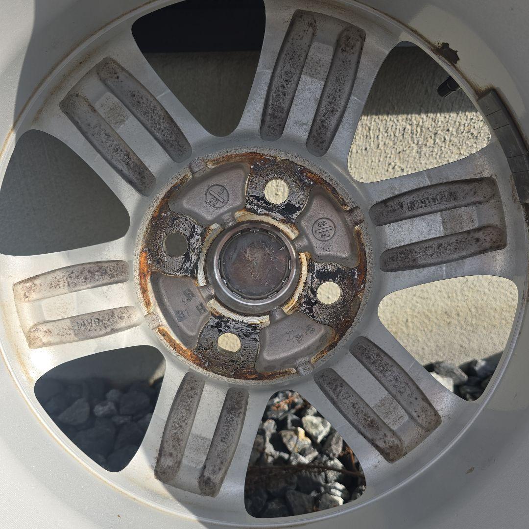 AUTECH　15インチ　4穴　タイヤ付き　アルミホイール