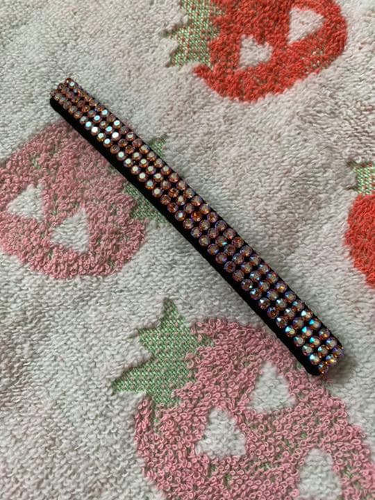 acca ヘアバレッタ　ピンク　25周年　オーロラ