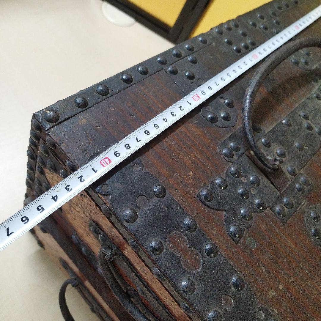 希少】明治時代小箪笥　銭箱　古民具　アンティーク　レトロ　骨董品　古美術