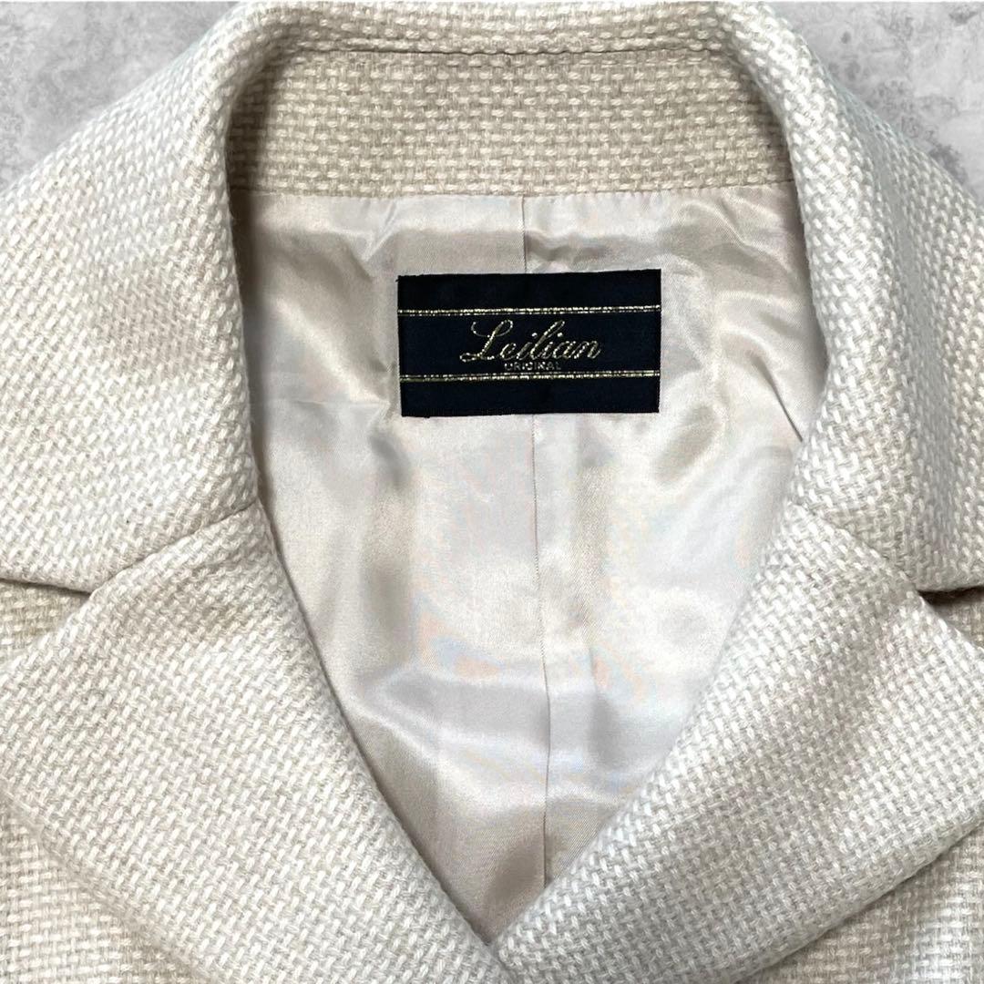 レリアン　ロロピアーナカシミ100%高級コート　大きいサイズ１3号