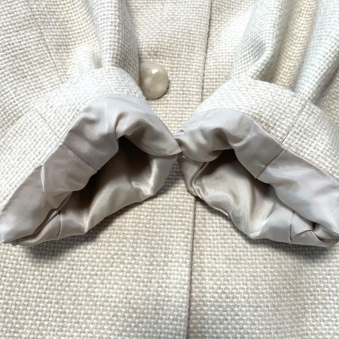 レリアン　ロロピアーナカシミ100%高級コート　大きいサイズ１3号