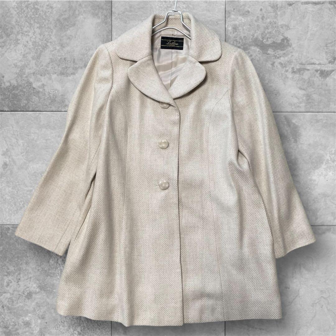 レリアン　ロロピアーナカシミ100%高級コート　大きいサイズ１3号