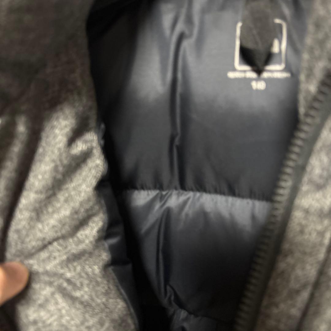 THE NORTH FACE ダウンジャケット 140サイズ グレー/ブラック