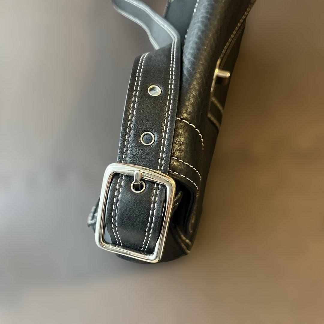 【新品】COACHコーチ ショルダーバッグ レザー 黒 ブラック F13957