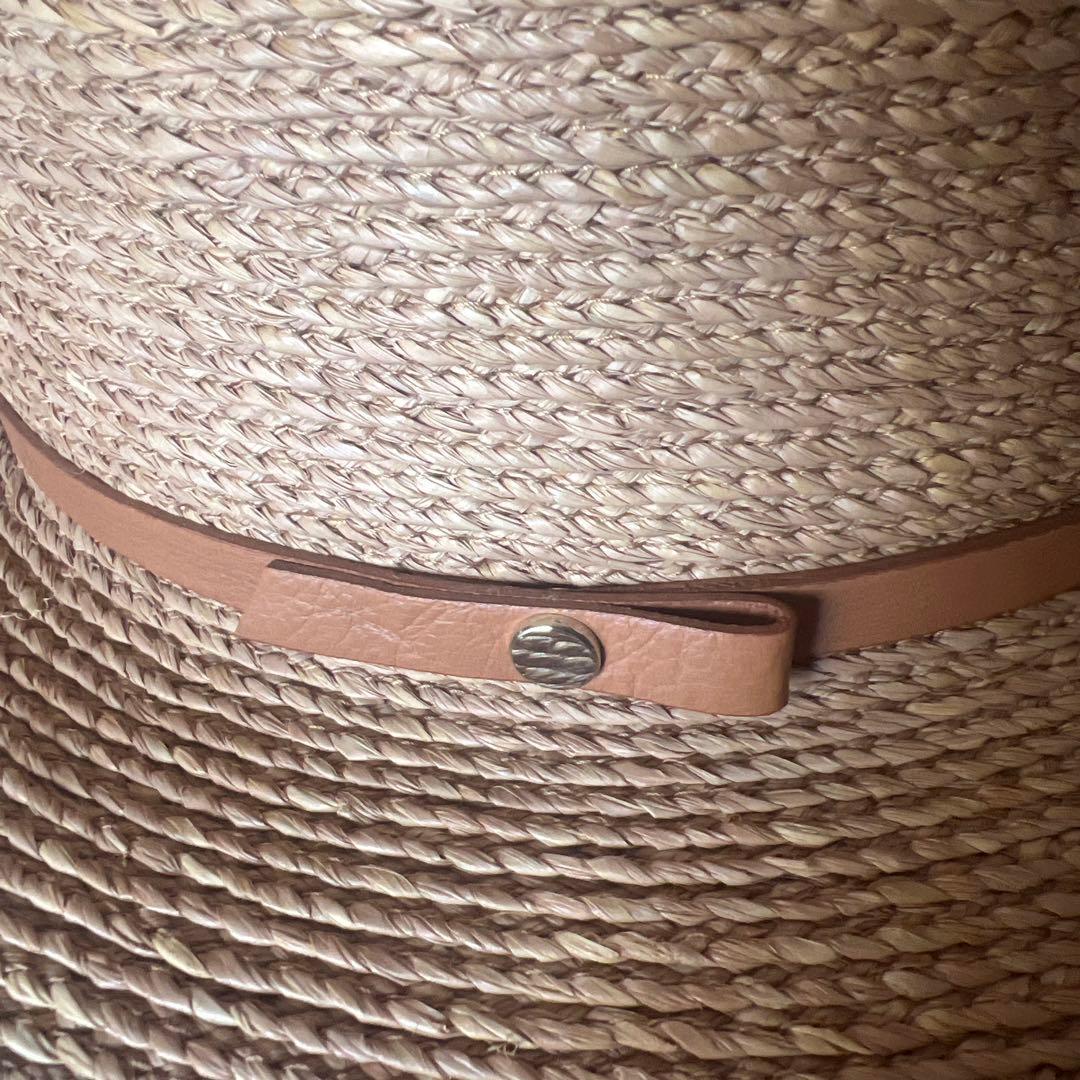 [美品]ヘレンカミンスキー　ラフィア　　ハット　帽子　HINA