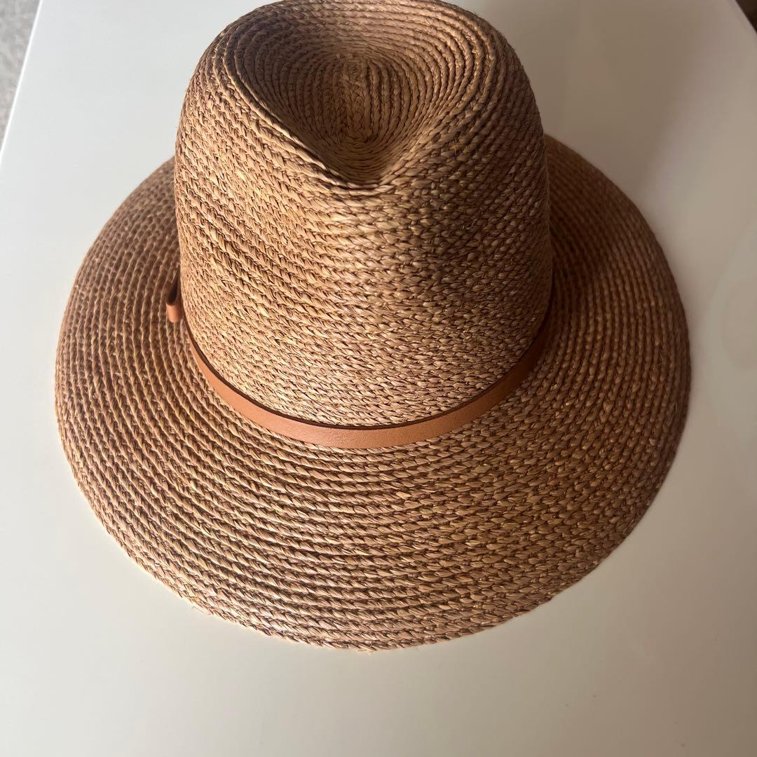 [美品]ヘレンカミンスキー　ラフィア　　ハット　帽子　HINA