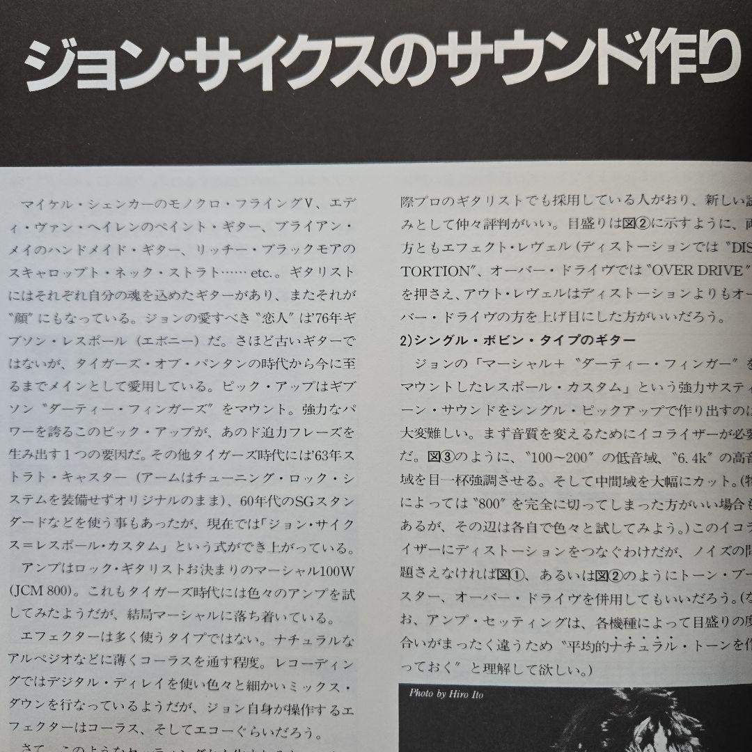 John Sykes　ベスト・オブ・ジョン・サイクス　ギター・スコア