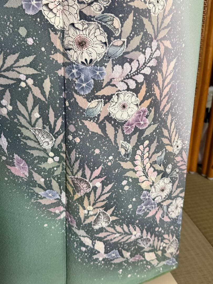 訪問着フルセット　辻ヶ花　翠山工房　落款入り　やまと誂製　トールサイズ