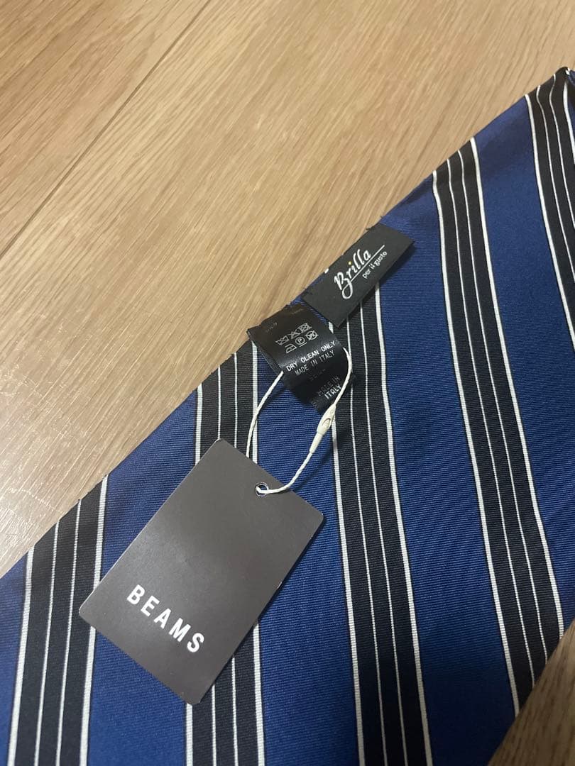 Brilla per il gusto シルク ストライプ スカーフ ブリッラ