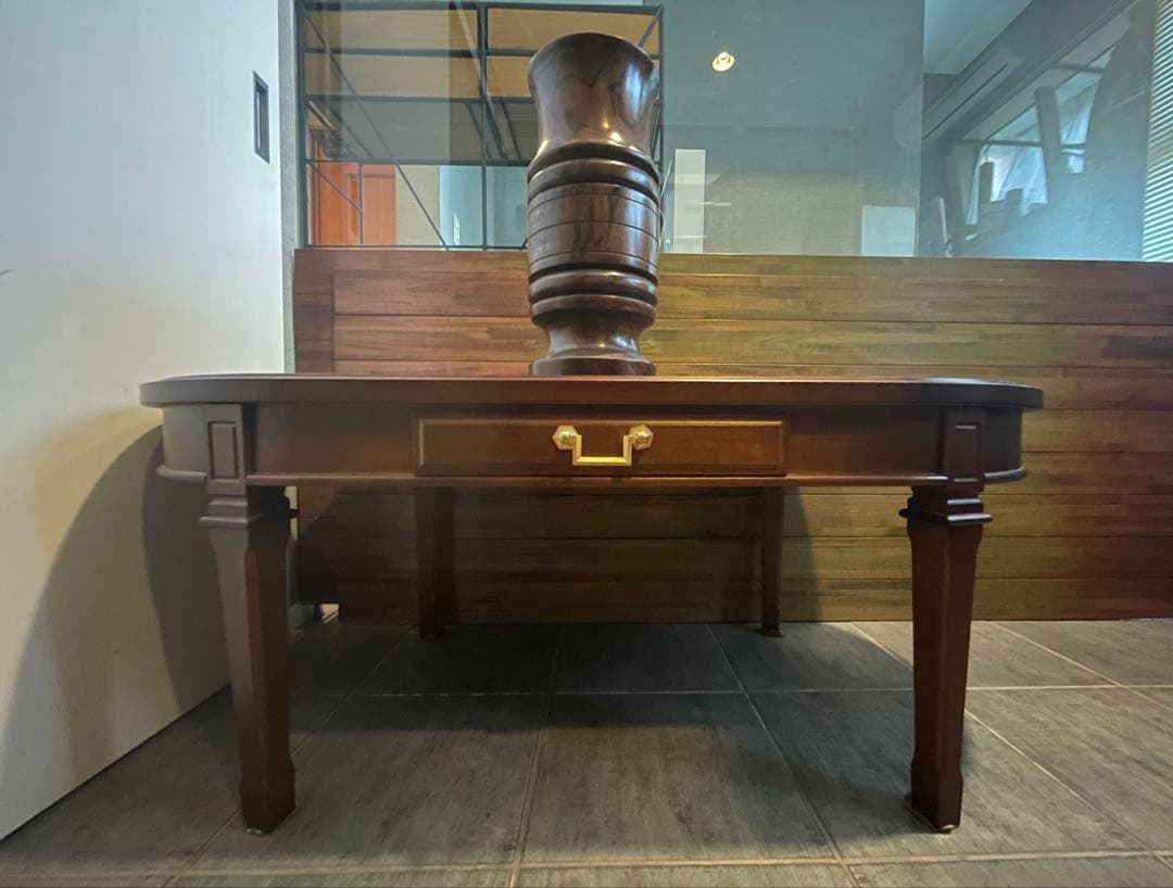 美品■マルニmaruni 地中海シリーズ 天然木 センターテーブル/ローテーブル