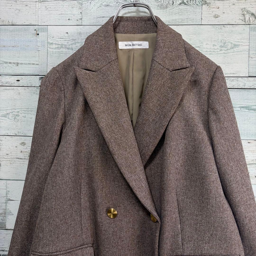 24年モデル　ナチュラルビューティーベーシック　ダブルブレストボクシージャケット
