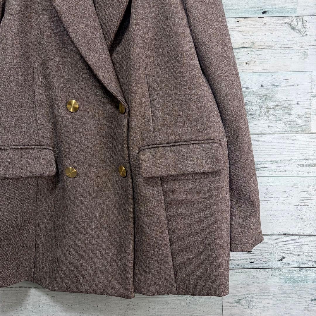 24年モデル　ナチュラルビューティーベーシック　ダブルブレストボクシージャケット