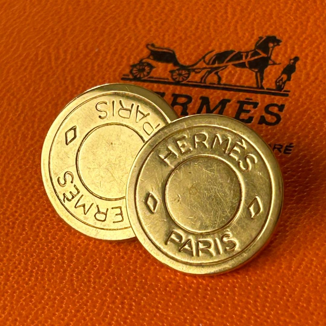 HERMESエルメス　カフリンクス　セリエ　ゴールド　片方
