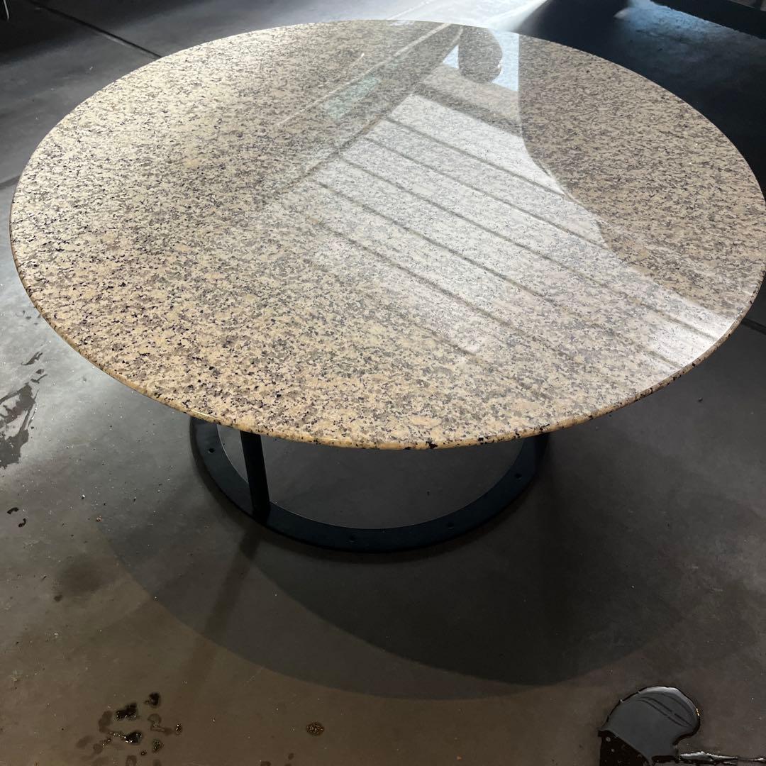 引取限定 最終価格arflex アルフレックスUVI ウビ 御影石 テーブル