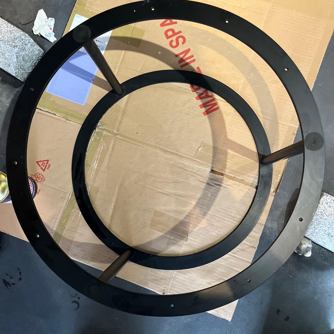 引取限定 最終価格arflex アルフレックスUVI ウビ 御影石 テーブル