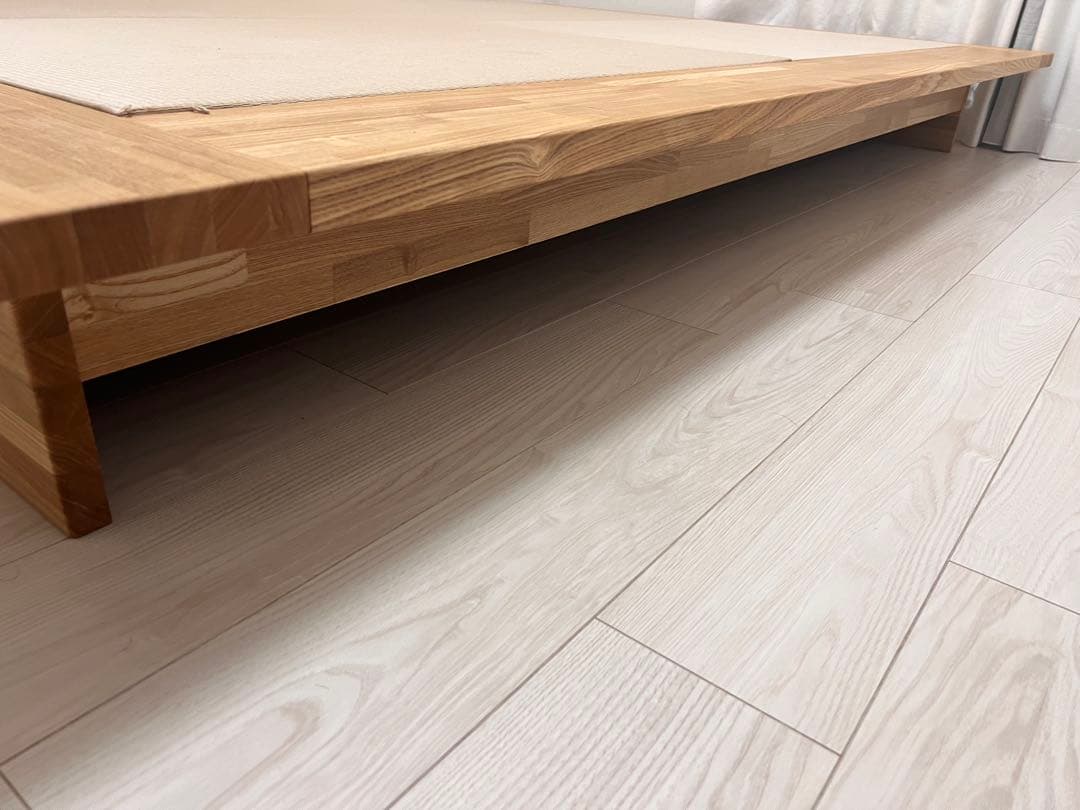 【値下げ可】飛騨フォレスト 和紙畳ベッド セミダブル230×170×24cm