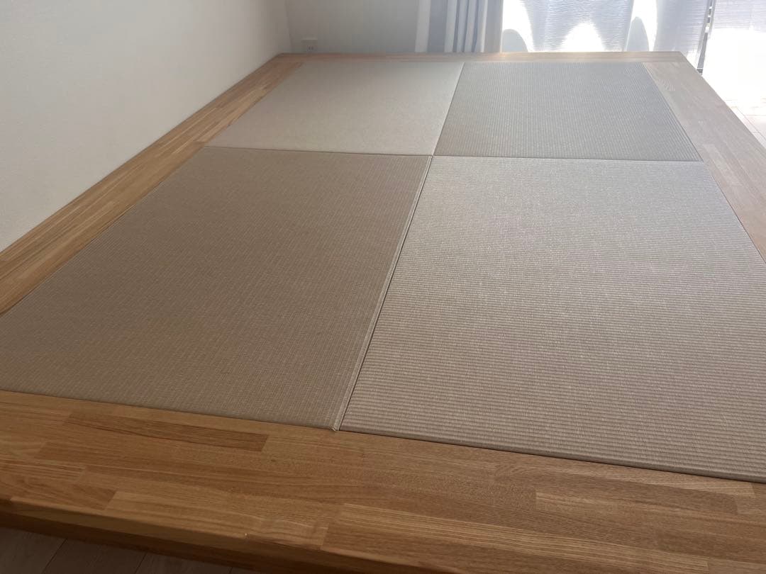 【値下げ可】飛騨フォレスト 和紙畳ベッド セミダブル230×170×24cm