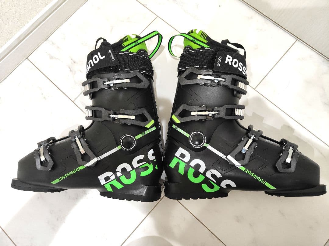【最終価格！】ROSSIGNOL スキーブーツ Speed80 黒/緑　良品☆
