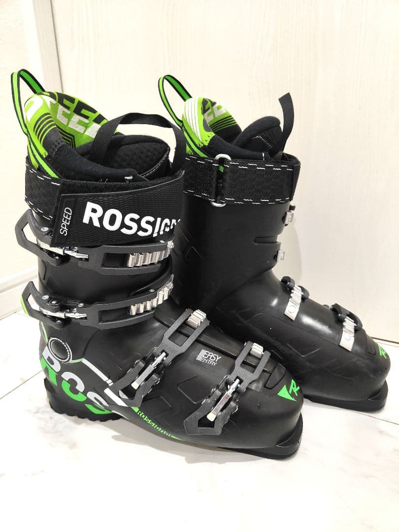 【最終価格！】ROSSIGNOL スキーブーツ Speed80 黒/緑　良品☆