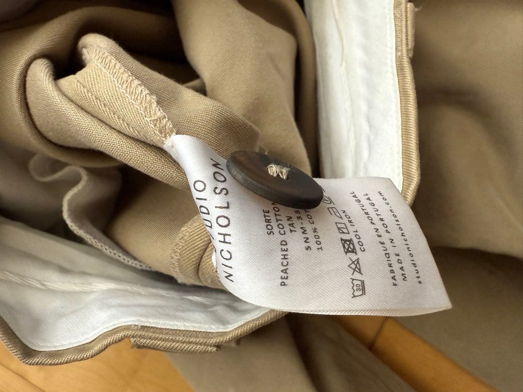 studio nicholson sorte tan S スタジオニコルソン