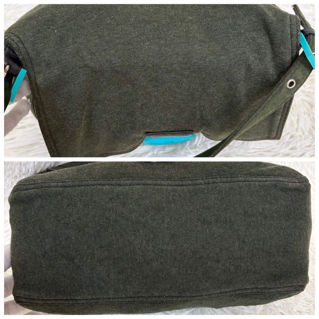 美品✨ FENDI フェンディ ニット マンマバケット　ワンショルダーバッグ