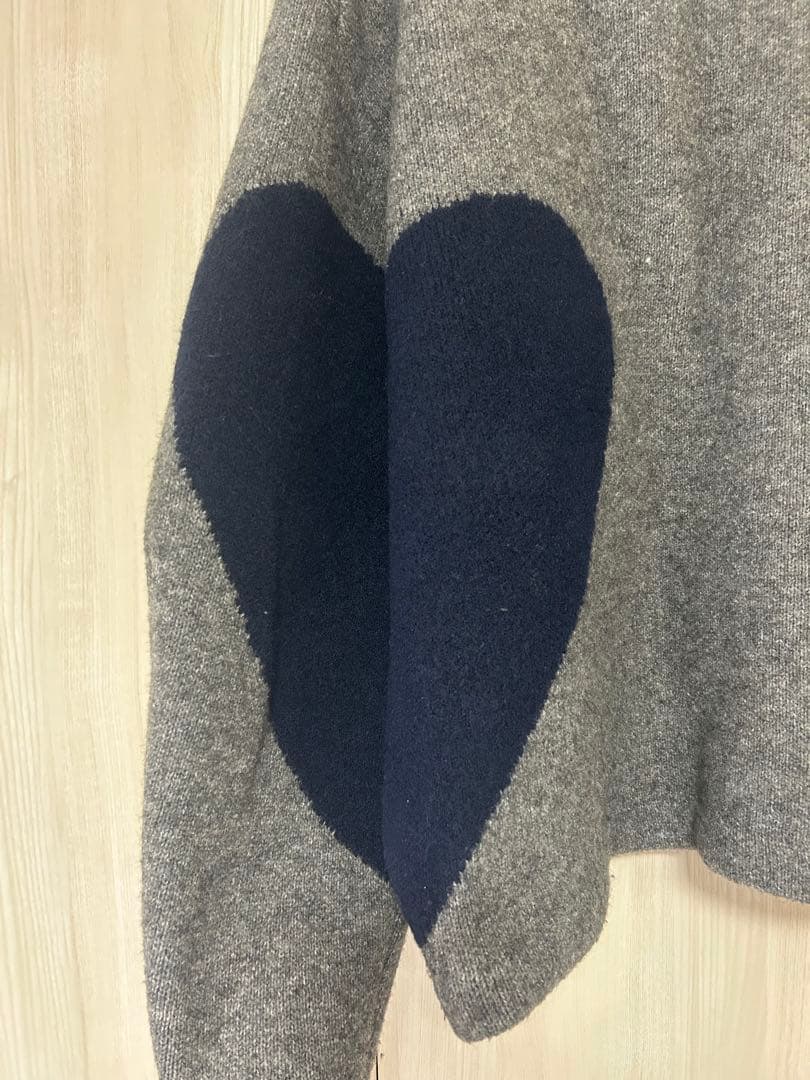 【美品】NKNIT グレー ハートデザイン セーター