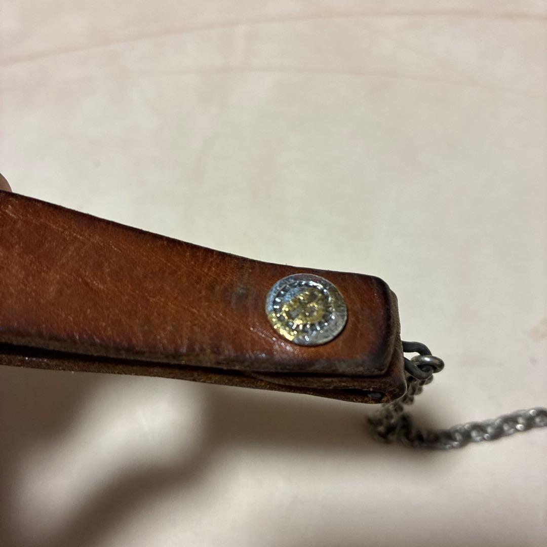 MOTO OLD ウォレットチェーン　純金×純銀コンチョ　本池秀夫