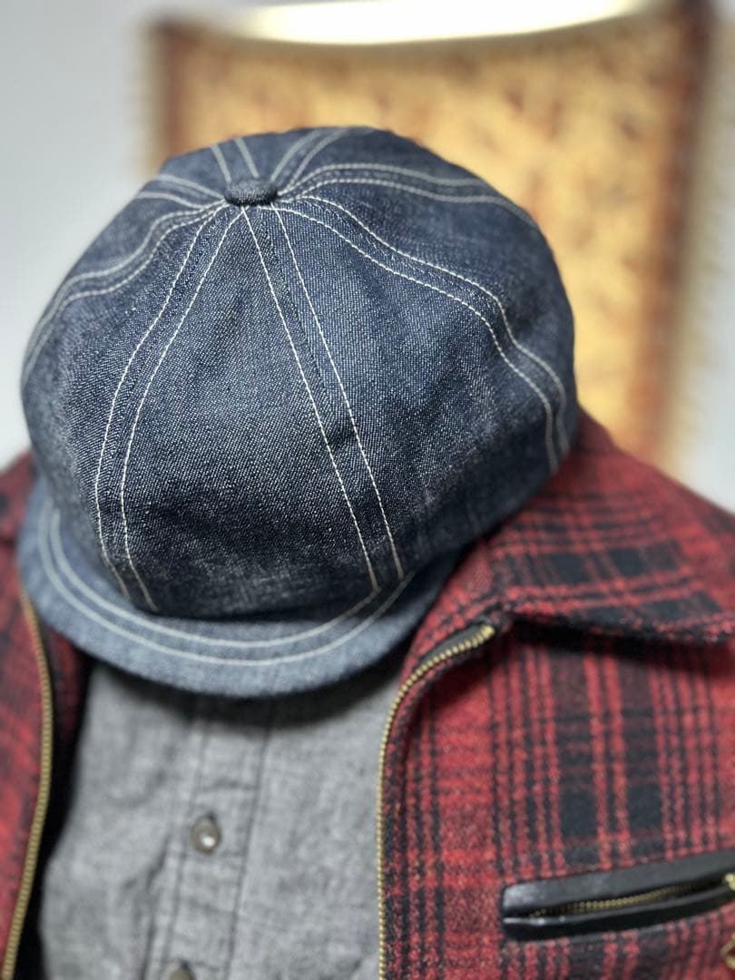 新品未使用　FREEWHEELERS デニム　ジャムバスター　キャスケット