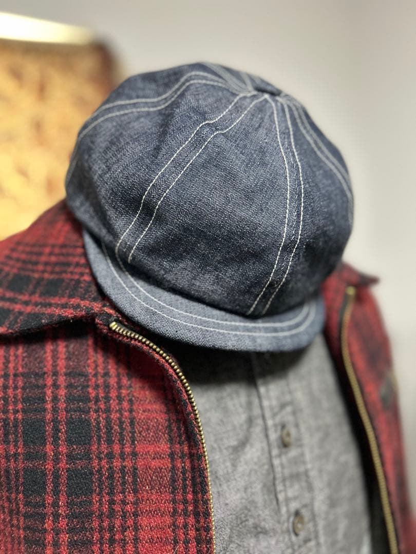 新品未使用　FREEWHEELERS デニム　ジャムバスター　キャスケット