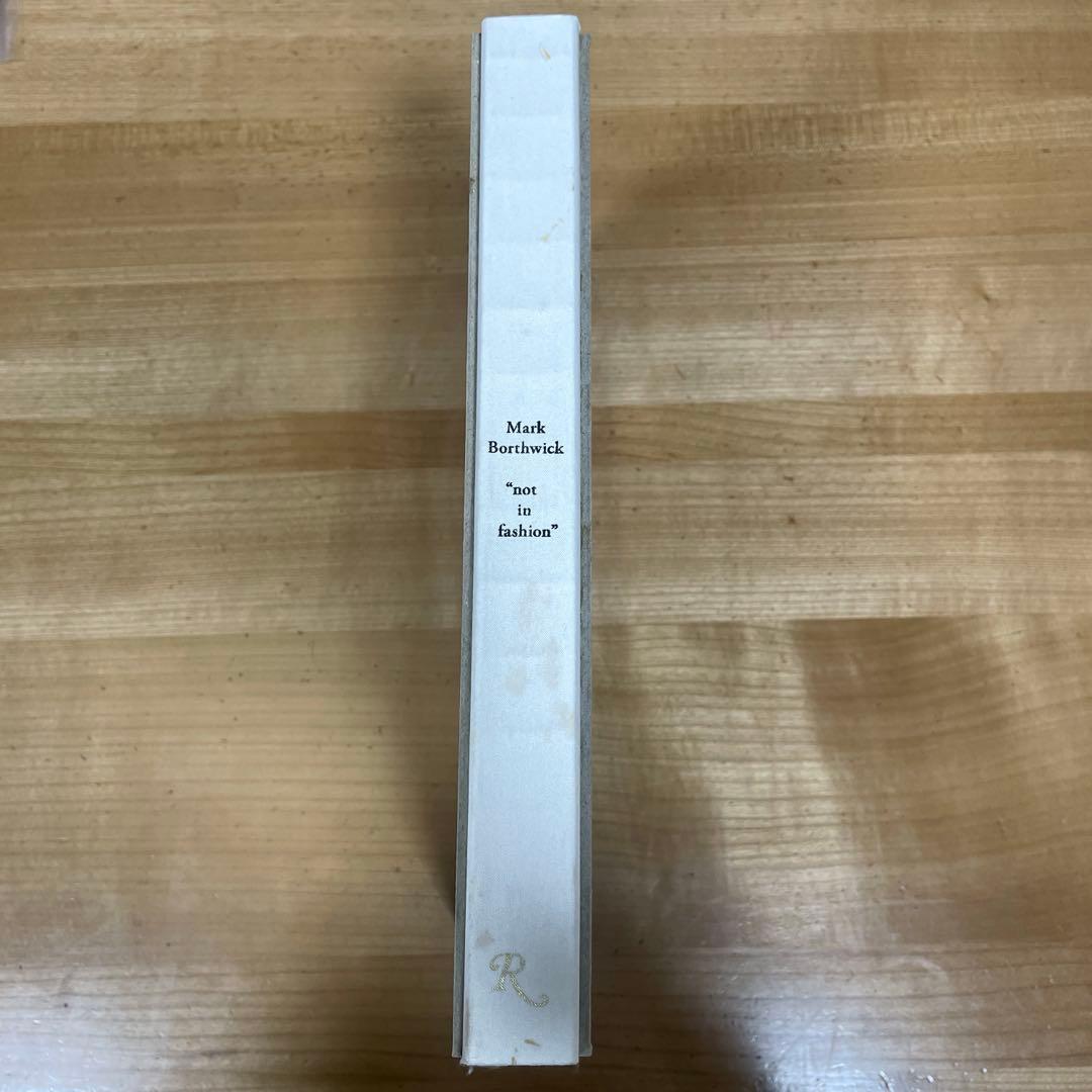 マーク・ボスウィック Mark Borthwick not in fashion