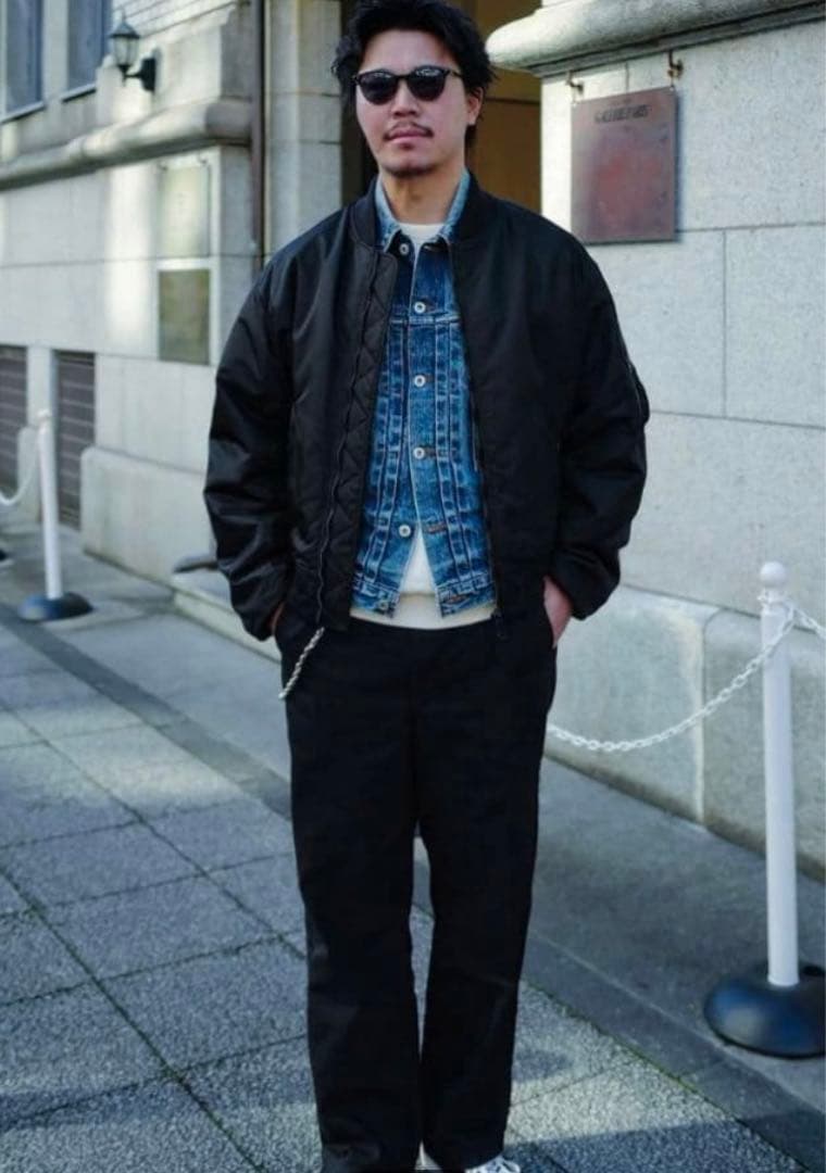 echeveria リモンタNylon MA-1 Flight　Jacket