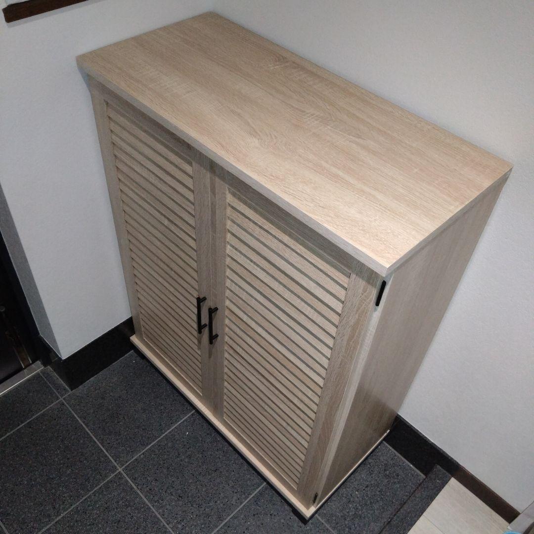 ナチュラルウッド シューズラック 中型