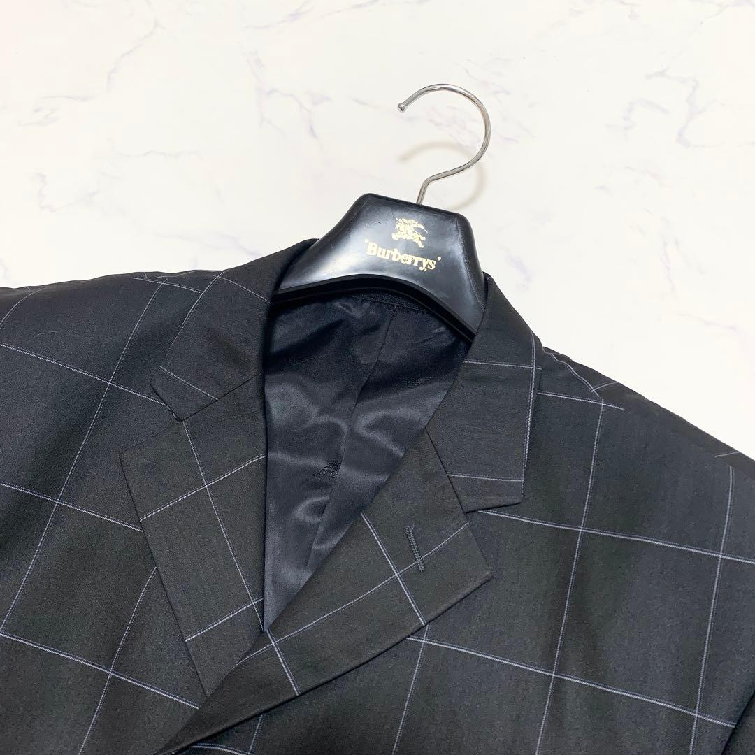 【美品】ジョルジオアルマーニ　ウィンドウペンチェック柄　セットアップ　スーツ