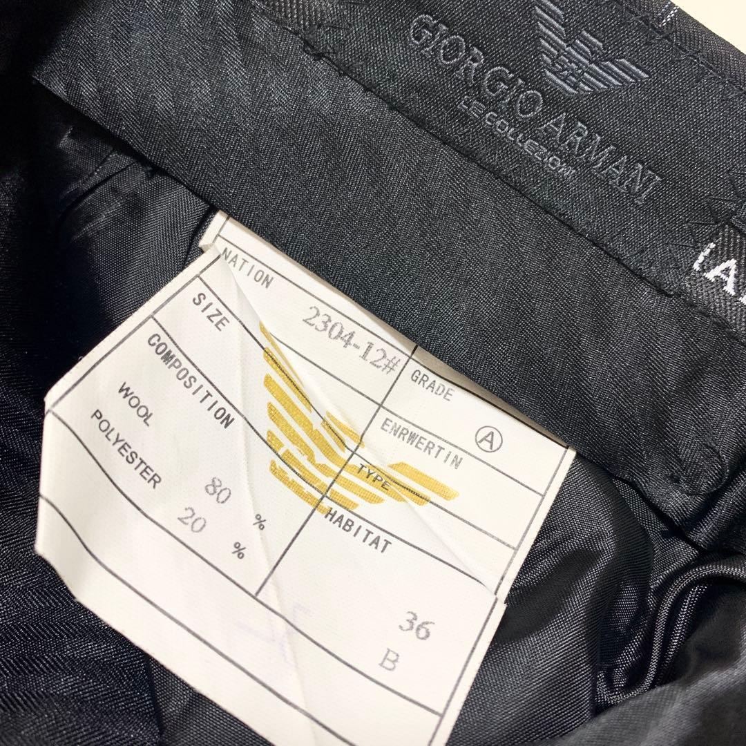 【美品】ジョルジオアルマーニ　ウィンドウペンチェック柄　セットアップ　スーツ