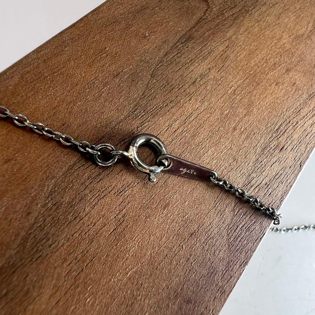 アガット　チャーム　ネックレス