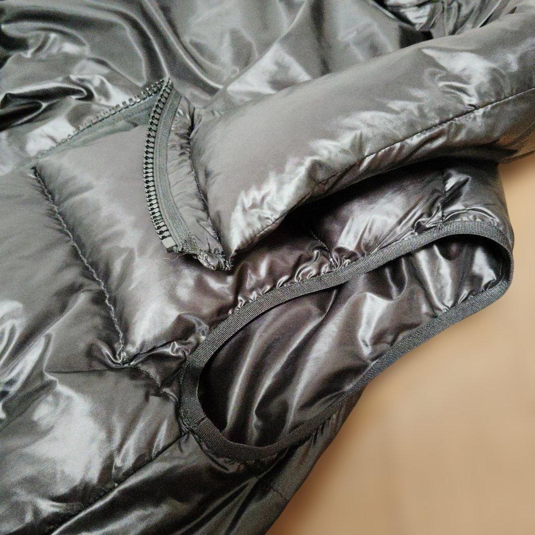 sacaiIuckブラック ダウンベスト ノースリーブバル―ンサイズ2